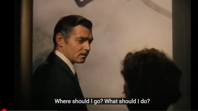 scene from the movie Gone with the Wind